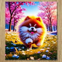 Chiffonnette Chien Fluffy