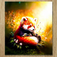 Chiffonnette Panda Roux