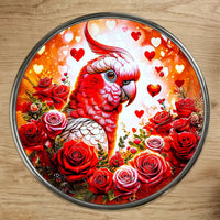Magnet Perroquet Rose