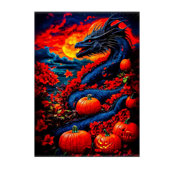 Tableau Dragon Halloween – 10x15 cm