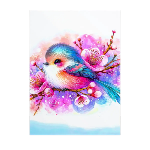 Tableau Oiseau Dessin – 10x15 cm
