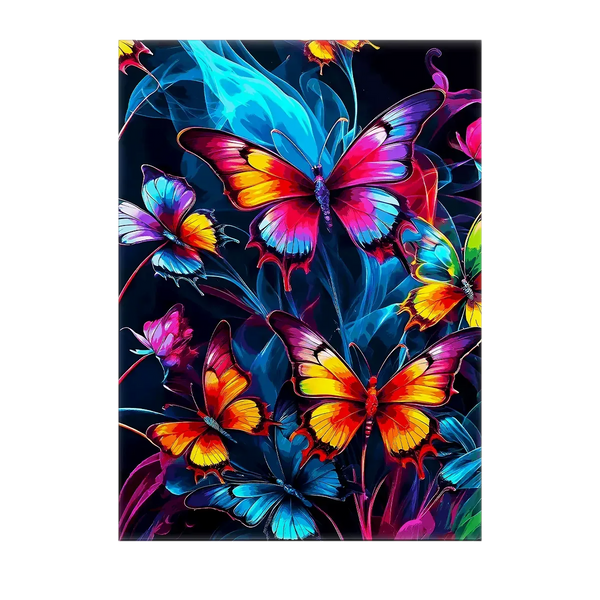 Tableau Papillon Famille – 10x15 cm