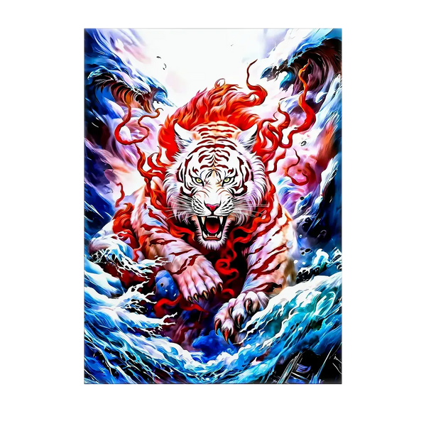 Tableau Tigre Chinois – 10x15 cm