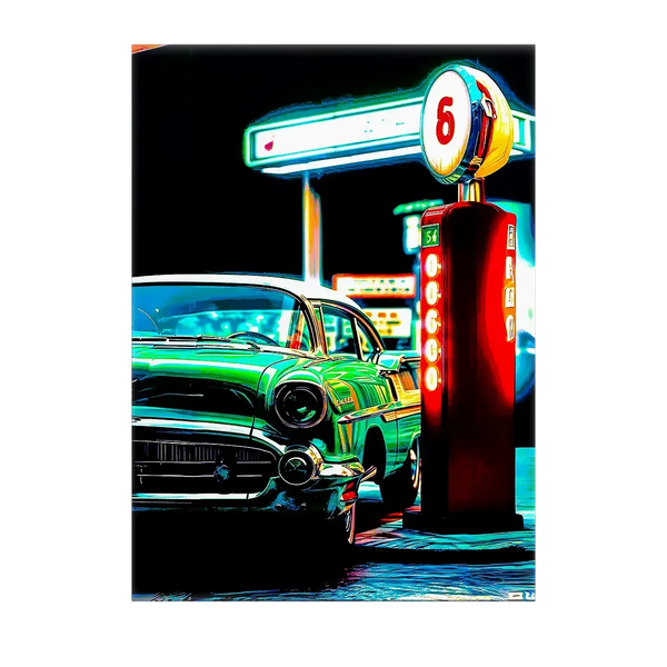 Tableau Voiture Vintage – 10x15 cm