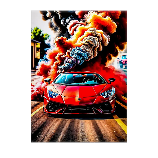 Tableau Voiture de Sport – 10x15 cm