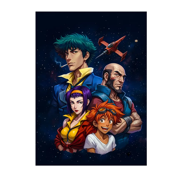 Tableau Cowboy Bebop – 10x15 cm