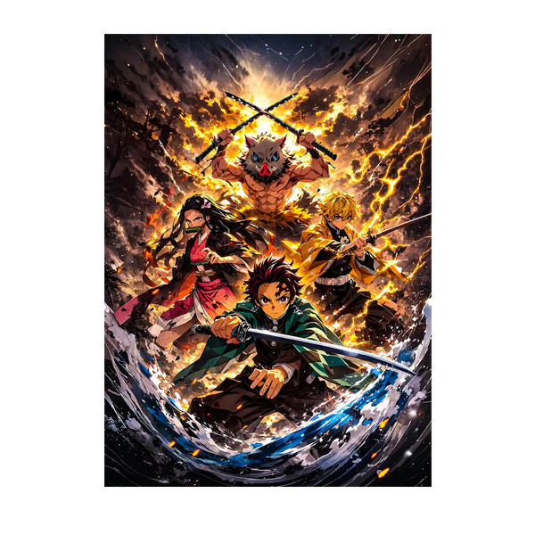 Tableau Kimetsu no Yaiba – 10x15 cm