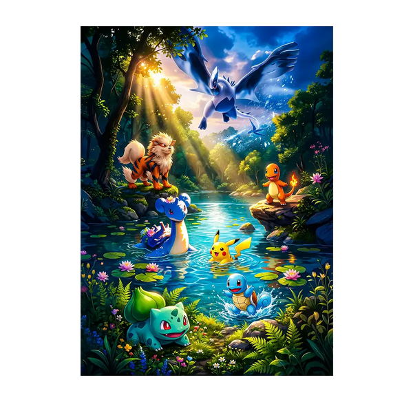 Tableau Pokémon – 10x15 cm