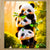 Chiffonnette 3 petits Pandas