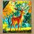 Chiffonnette Cerf Dessin