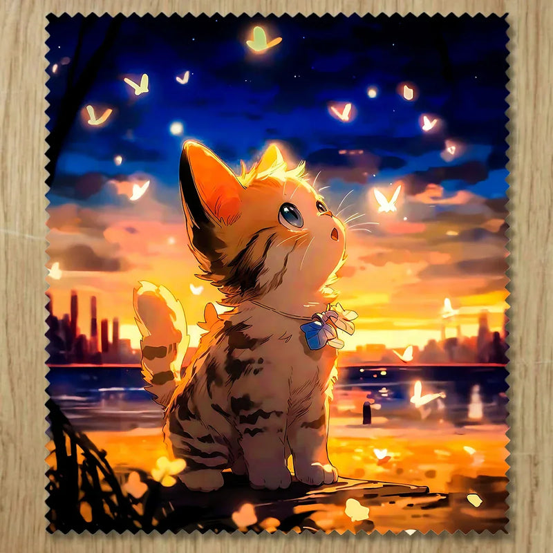 Chiffonnette Chat Dessin