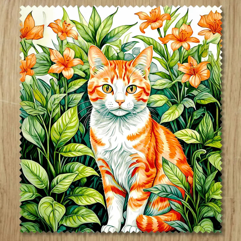 Chiffonnette Chat Paisible
