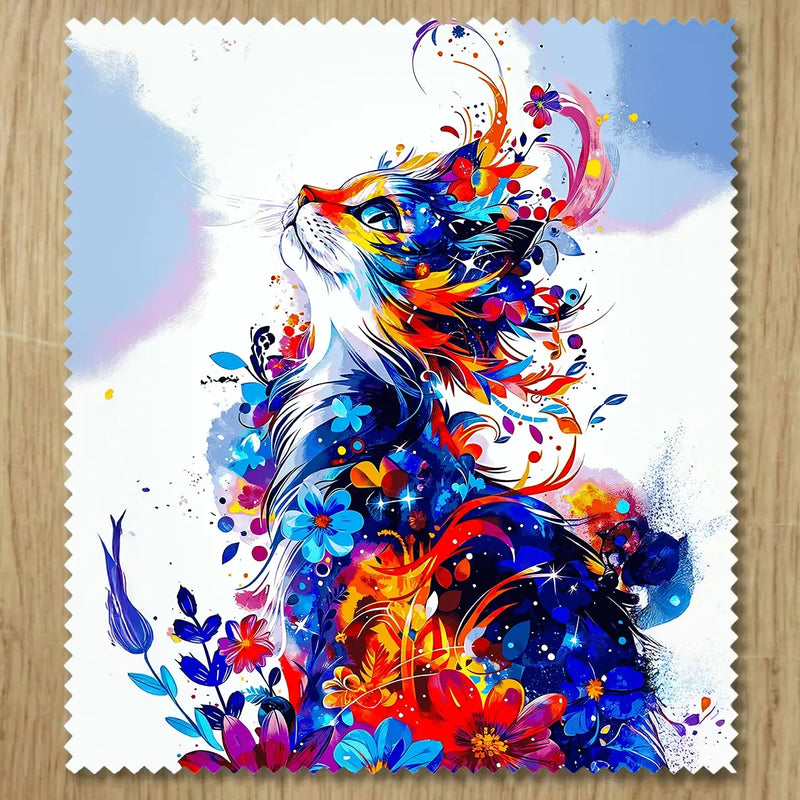 Chiffonnette Chat Peinture