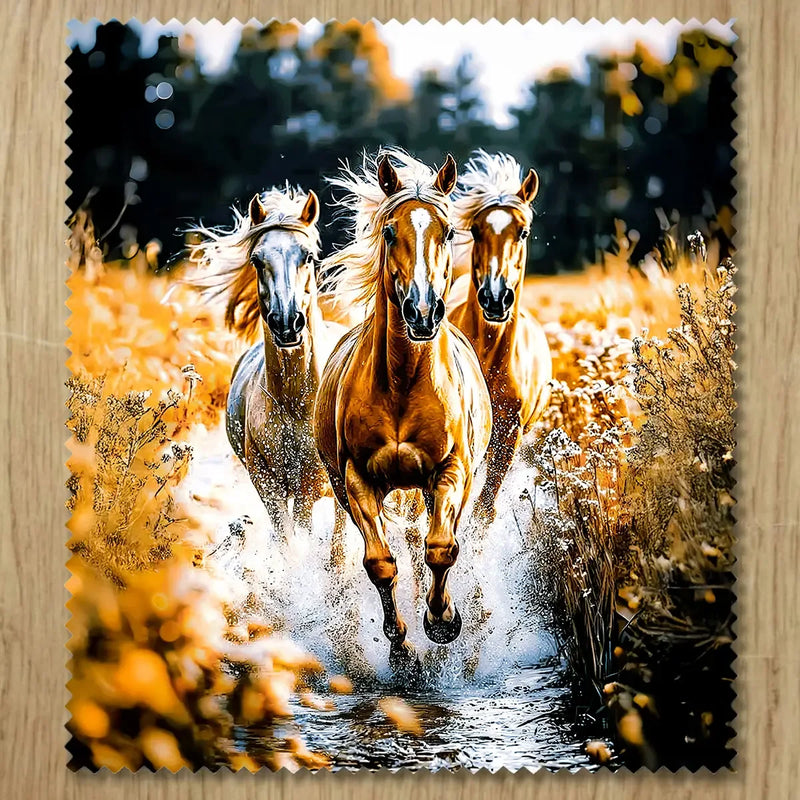 Chiffonnette Chevaux Sauvages