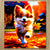 Chiffonnette Chien Roux