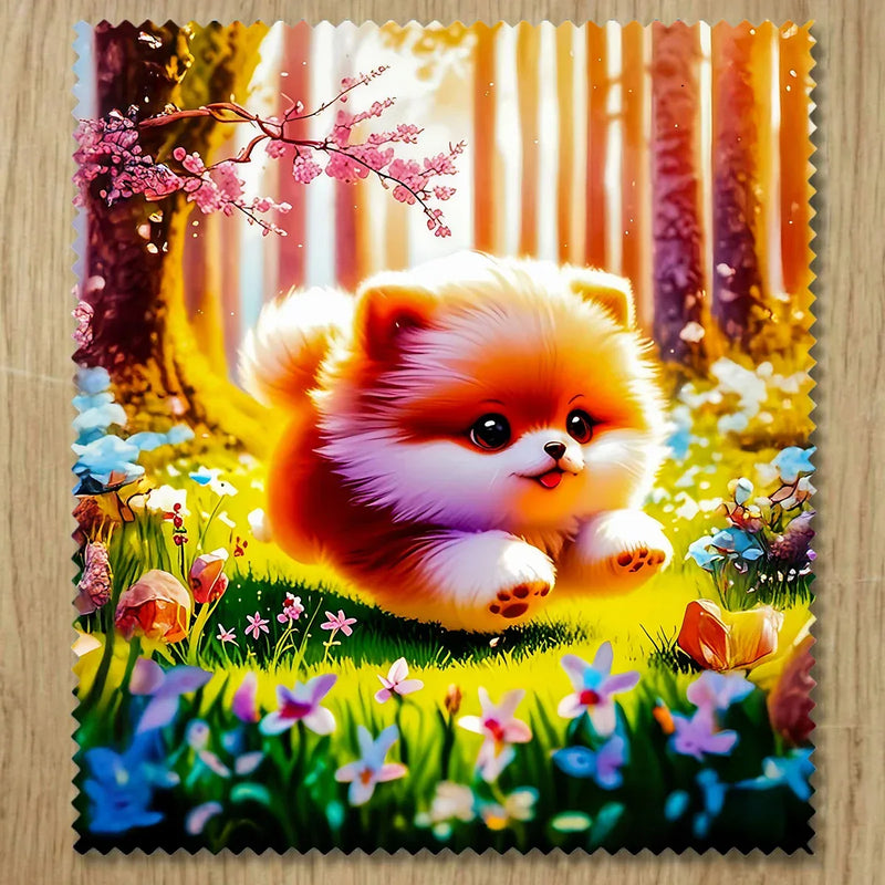 Chiffonnette Chiot Fluffy