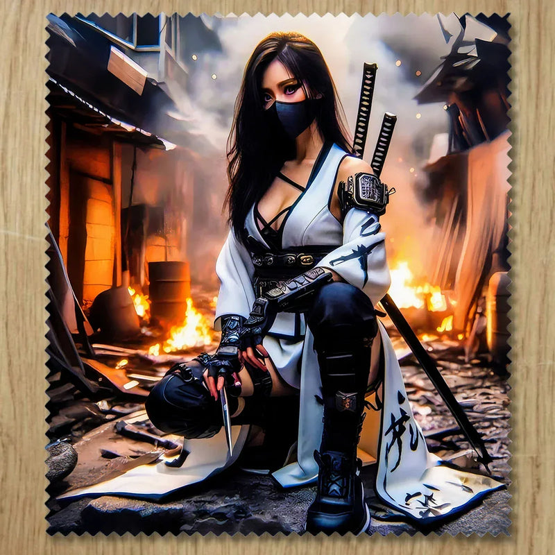 Chiffonnette Femme Ninja