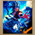 Chiffonnette Gogeta Blue