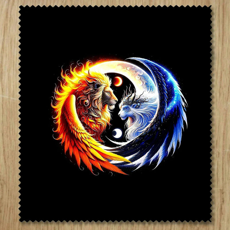 Chiffonnette Lion et Lionne