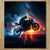Chiffonnette Moto Noire