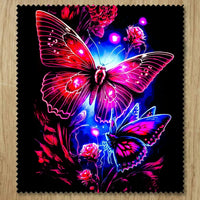 Chiffonnette Papillon Violet