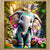 Chiffonnette Éléphant Bébé