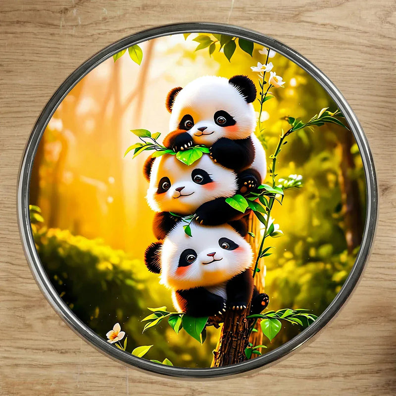 Magnet 3 petits Pandas