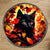 Magnet Chat Automne
