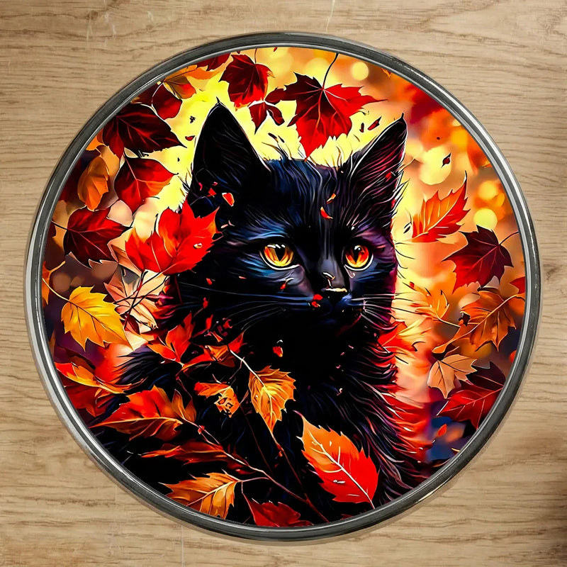 Magnet Chat Automne