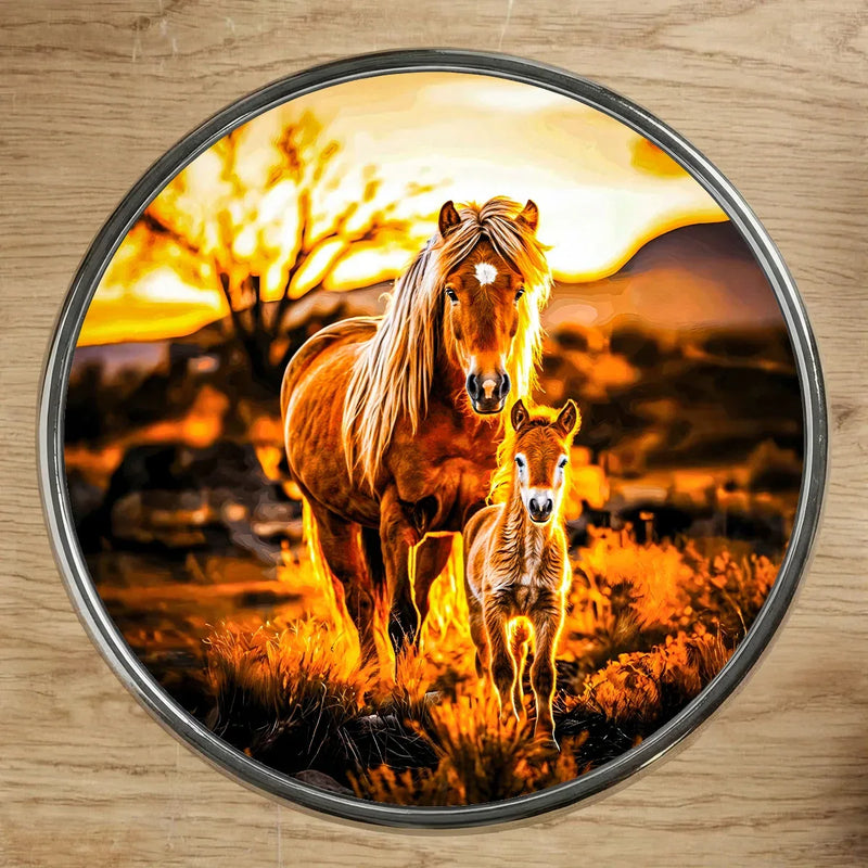 Magnet Cheval Famille