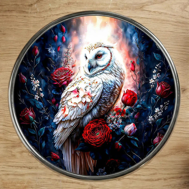 Magnet Chouette Fleur