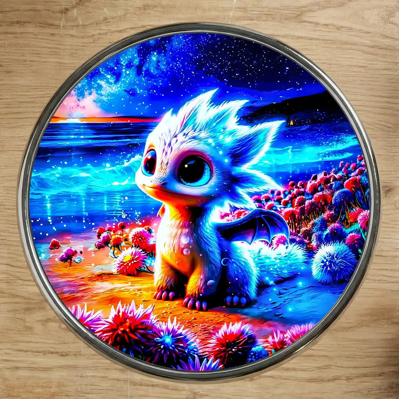 Magnet Dragon Blanc