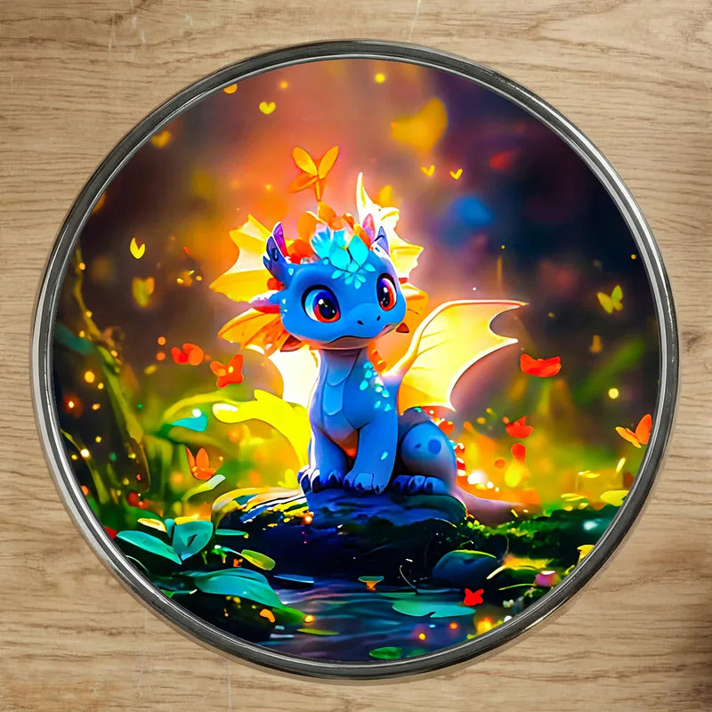 Magnet Dragon Bleu