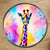Magnet Girafe Pop Art