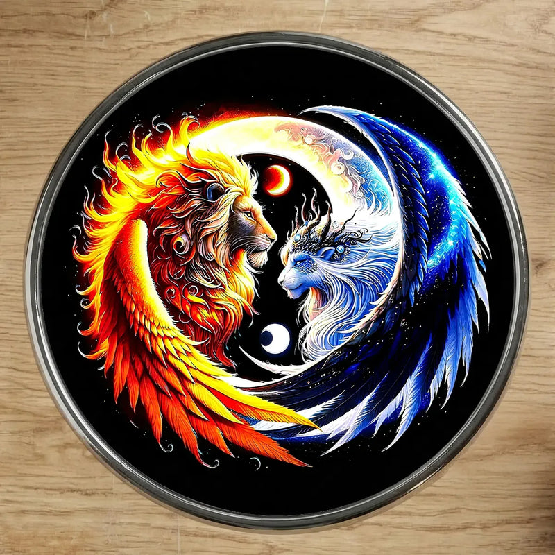 Magnet Lion et Lionne