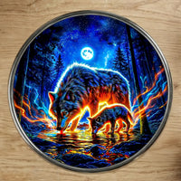 Magnet Loup Famille