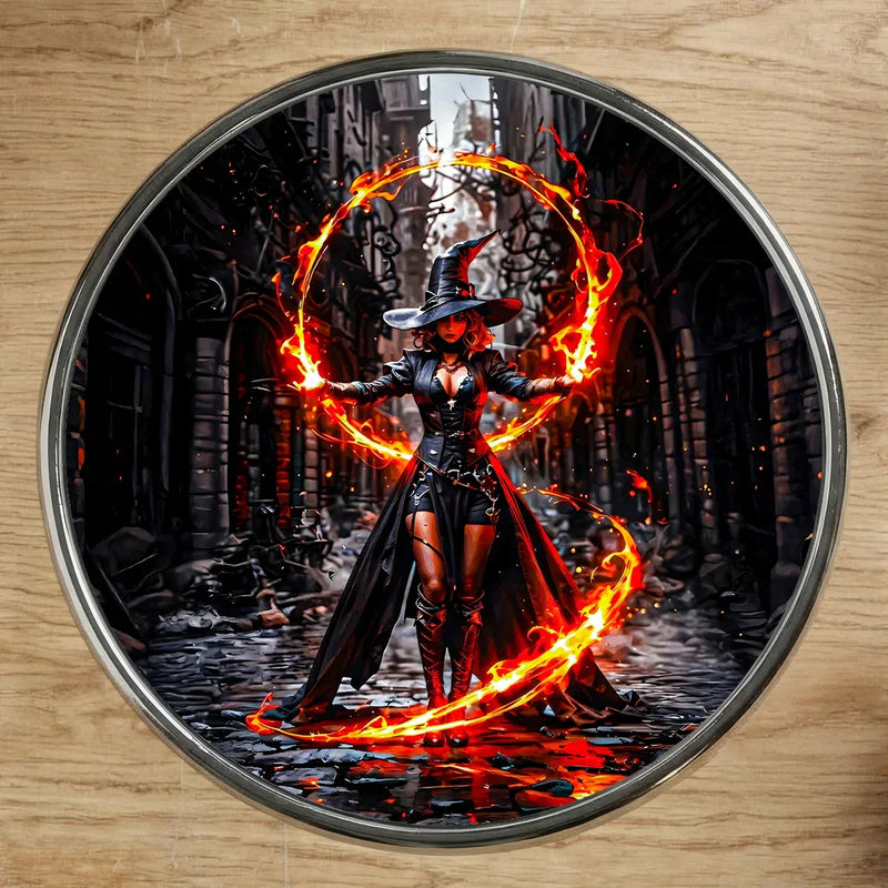 Magnet Sorcière Feu