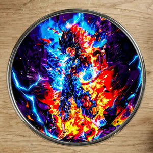 Magnet Vegeta SSJ4 : Goku Super Saiyan Bleu en énergie explosive