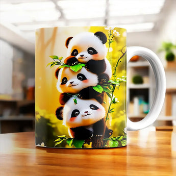 Mug 3 petits Pandas - Les Bois d'Aurore