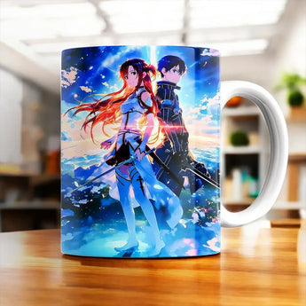 Mug Asuna et Kirito - Les Bois d'Aurore