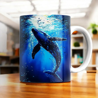 Mug Baleine Bleue - Les Bois d'Aurore