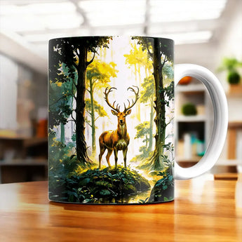 Mug Cerf Forêt - Les Bois d'Aurore