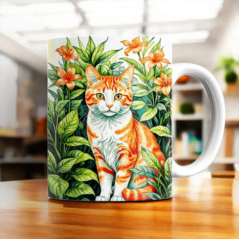 Mug Chat Paisible - Les Bois d'Aurore