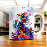 Mug Chat Peinture