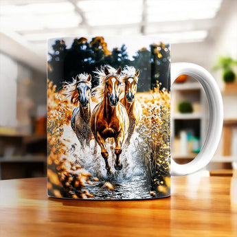 Mug Chevaux Sauvages - Les Bois d'Aurore