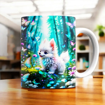 Mug Chien Papillon - Les Bois d'Aurore