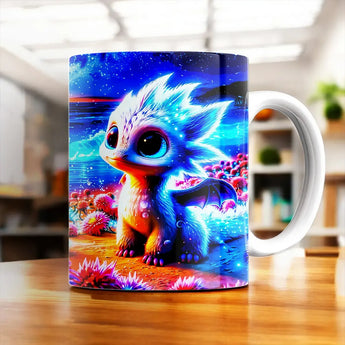 Mug Dragon Blanc - Les Bois d'Aurore