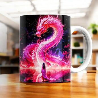 Mug Dragon Chinois Rose - Les Bois d'Aurore