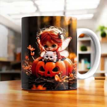 Mug Fée Citrouille - Les Bois d'Aurore