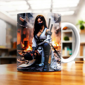 Mug Femme Ninja - Les Bois d'Aurore